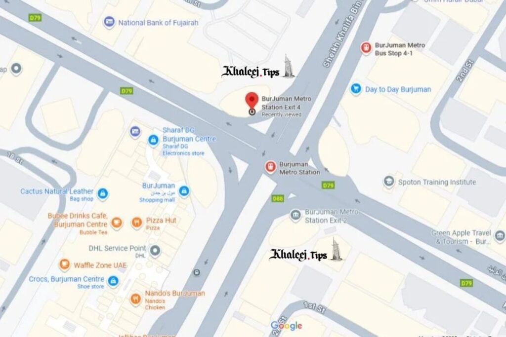 Burjuman Metro Station Exit 4  Quick Overview