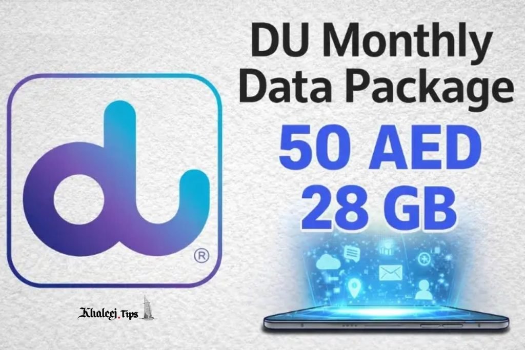 Du Monthly Data Package 50 AED 28GB