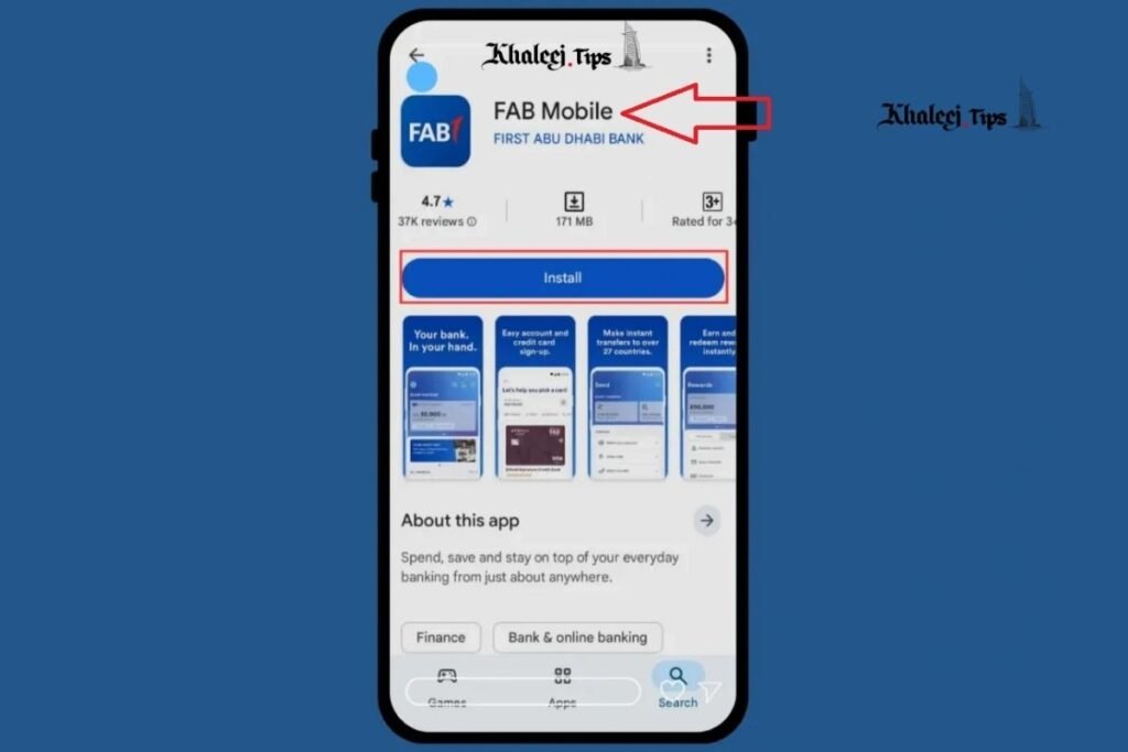 FAB Mobile Banking App